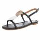 Damen Flache Sandalen - black