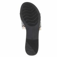 Damen Flache Sandalen - black