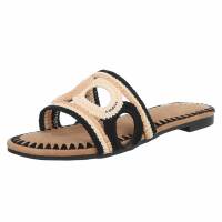 Damen Flache Sandalen - black