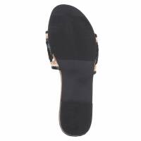 Damen Flache Sandalen - black