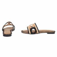 Damen Flache Sandalen - black