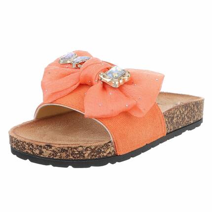 Damen Pantoletten - orange