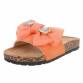 Damen Pantoletten - orange