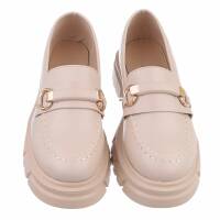 Damen Slipper - beige
