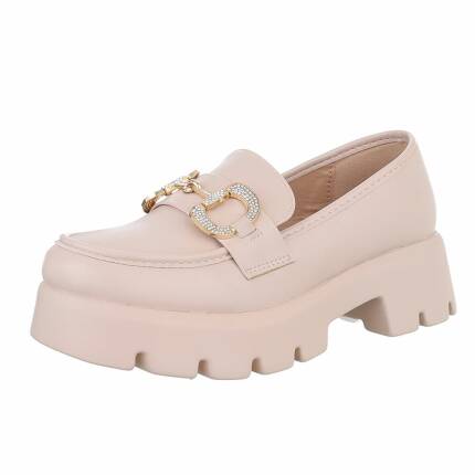 Damen Slipper - beige