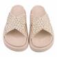 Damen Pantoletten - beige