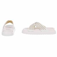 Damen Pantoletten - white