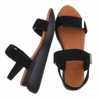Damen Keilsandaletten - black