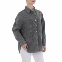 Damen Jeansjacke von Laulia - grey