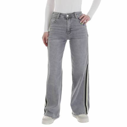 Damen Relaxed Fit Jeans von Laulia - grey