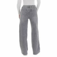 Damen Relaxed Fit Jeans von Laulia - grey