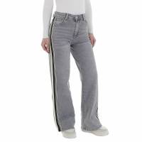 Damen Relaxed Fit Jeans von Laulia - grey