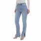 Damen High Waist Jeans von Laulia - blue