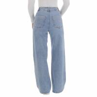 Damen High Waist Jeans von Laulia - blue