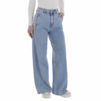 Damen High Waist Jeans von Laulia - blue