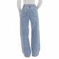 Damen High Waist Jeans von Laulia - blue