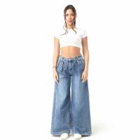 Damen High Waist Jeans von Laulia - blue
