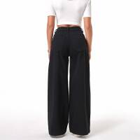 Damen High Waist Jeans von Laulia - black