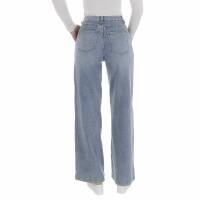 Damen High Waist Jeans von Laulia - blue