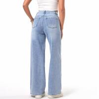Damen High Waist Jeans von Laulia - blue