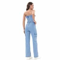 Damen Langer Jumpsuit von Laulia - blue
