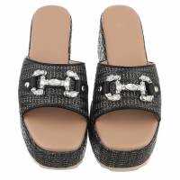 Damen Keilsandaletten - black