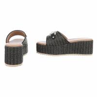 Damen Keilsandaletten - black