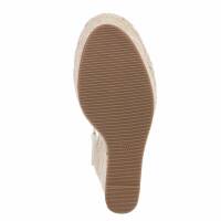 Damen Keilsandaletten - beige