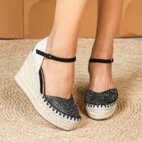 Damen Keilsandaletten - black