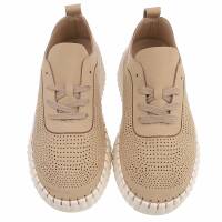 Damen Low-Sneakers - apricot
