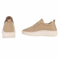 Damen Low-Sneakers - apricot