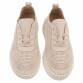 Damen Low-Sneakers - beige