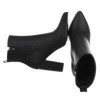 Damen High-Heel Stiefeletten - blackpu