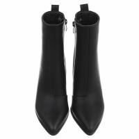 Damen High-Heel Stiefeletten - blackpu