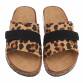 Damen Pantoletten - leopard