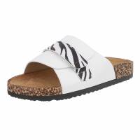 Damen Pantoletten - white