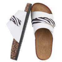 Damen Pantoletten - white