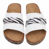 Damen Pantoletten - white