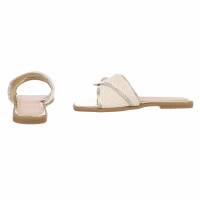 Damen Pantoletten - gold