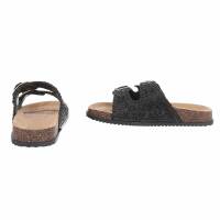 Damen Pantoletten - black