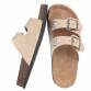 Damen Pantoletten - beige