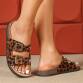 Damen Pantoletten - leopard