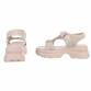 Damen Keilsandaletten - beige