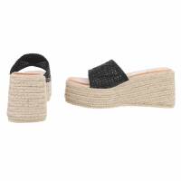 Damen Keilsandaletten - black