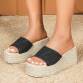 Damen Keilsandaletten - black