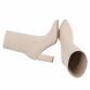 Damen High-Heel Stiefeletten - beige