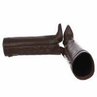 Damen High-Heel Stiefel - brownpu