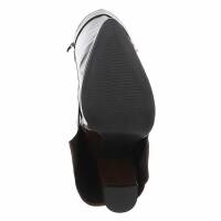 Damen High-Heel Stiefel - brownpu