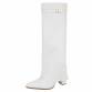 Damen High-Heel Stiefel - whitepu
