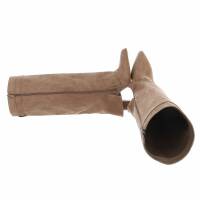 Damen High-Heel Stiefel - khakisuede